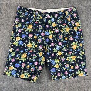 Vintage Polo Ralph Lauren Linen Blend Shorts Men's 31 x 8 Floral Pastel Knit